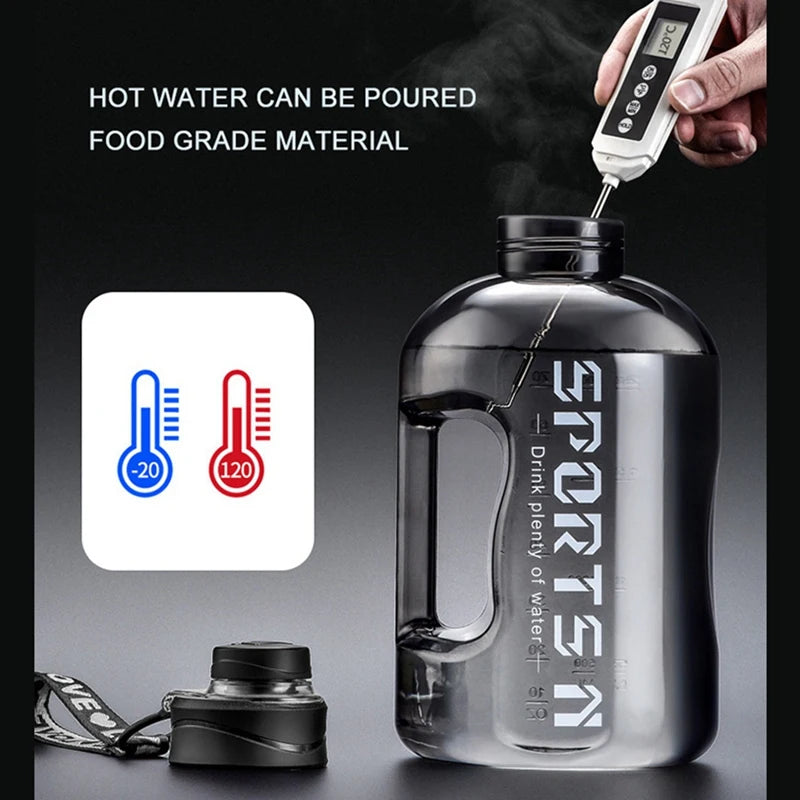 1.7L/2.7L Sports Water Bottle